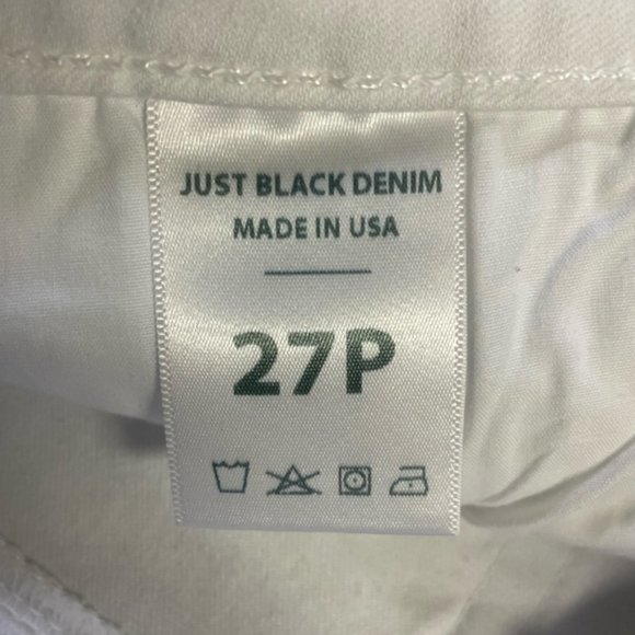 Just Black Denim - Skinny Jean In White - Picture 7 of 8